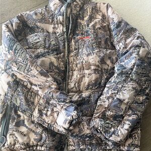 Sitka Camouflage Puffer Jacket